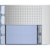 BTICINO - Placa frontal audio basico 2 pulsadores 1 columna acabado Allmetal - Imagen 2