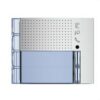BTICINO - Placa frontal audio 2 pulsadores 1 columna acabado Allmetal