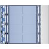 BTICINO - Placa frontal pulsador 8 pulsadores 2 columnas acabado Allmetal - Imagen 2