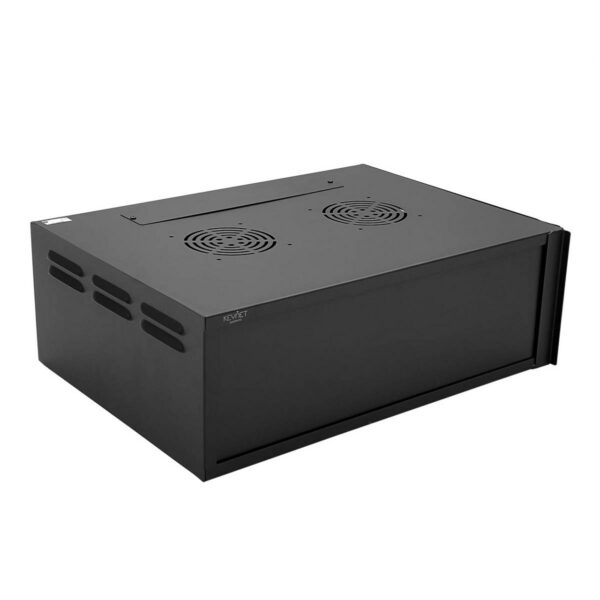 KEYNET SYSTEMS - Rack 19" cerradura seguridad 3Ux560X400mm puerta metálica - Imagen 2