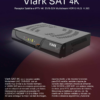 VIARK - Receptor Satélite Digital 4K UHD HLG HDR10 DVB-S2X Multistream H.265/HEVC