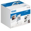 TEGUI - Kit vídeo 1 vivienda 2 hilos, placa SFERA NEW HQ y monitor Classe 100 avanzado