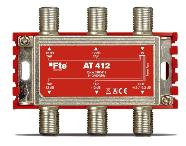 FTE-MAXIMAL - Derivador AT-412 conexión F 4 salida - Imagen 2