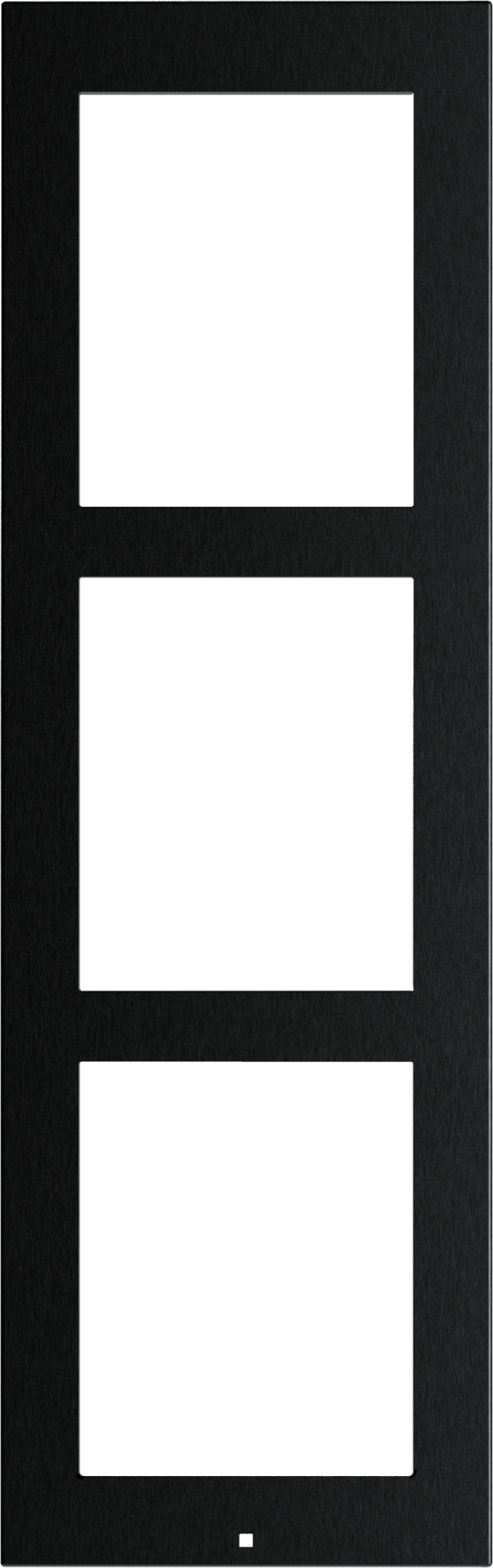 2N - 2N® IP Verso - Frame for surface installation, 3 modules - black