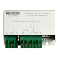 FERMAX - Distribuidor video para 2 monitores 2/4 salidas