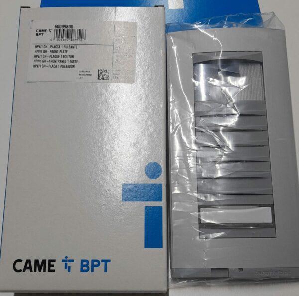 BPT - HPV/1 GH-FRONT PLATE