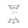 FERMAX - Set montaje para empotrar placa CORA en caso de reposición sobre cajas de empotrar estándar City / Skyline S6 (ref. 8856) o S8 (ref. 8858) - Imagen 3