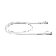 KEYNET SYSTEMS - Latiguillo Cat6 U/UTP 24 AWG flexible blanco 2m contactos 50-60µ" LSZH-FR