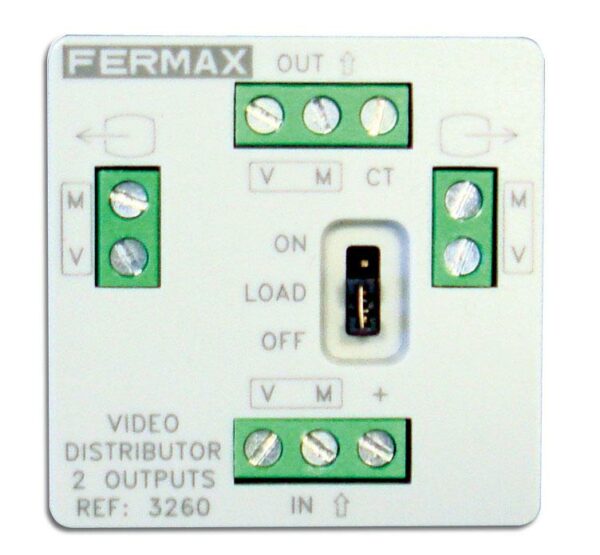 FERMAX - Mini distribuidor video para 2 salidas - Imagen 2