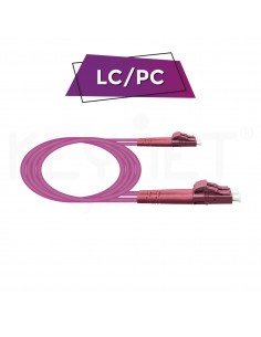 KEYNET SYSTEMS - Latiguillo DX LC/UPC-LC/UPC MM50/125 0M4 CUB 1.9mm LSZH VI(En bolsa)