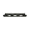 KEYNET SYSTEMS - Organizador cables metal 19" 1U con tapa