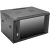 KEYNET SYSTEMS - Armario rack 6U montado 600x450mm pared accesos antipolvo 60kg - Imagen 7