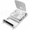 KEYNET SYSTEMS - Caja empalme interior 2p/8p 48fu+split IP54 125x226x53mm ABS+PC blanca - Imagen 4