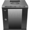 KEYNET SYSTEMS - Armario rack pared 10" bandeja y panel 12 keystone+carga 25kg 6Ux312x300mm - Imagen 3