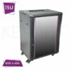 KEYNET SYSTEMS - Armario rack pared 15U montado a suelo puerta cristal carga 60kg 600x450mm - Imagen 2