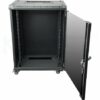 KEYNET SYSTEMS - Armario rack pared 15U montado a suelo puerta cristal carga 60kg 600x450mm - Imagen 3
