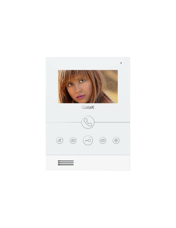 GALAK - MONITOR 2H VIVA VOZ 4,3" TECLAS TÁCTILES RETROILUMINADAS, INLUYE SOPORTE