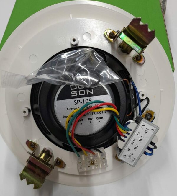 DOYSON - ALTAVOZ SP105 5" 5W REJILLA METALICO/A LINEA 100V BLANCO - Imagen 2