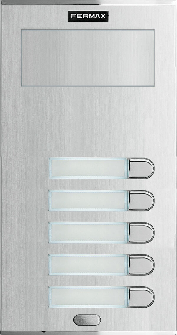 FERMAX - Placa calle CITYLYNE S5 VP105 5 pulsadores