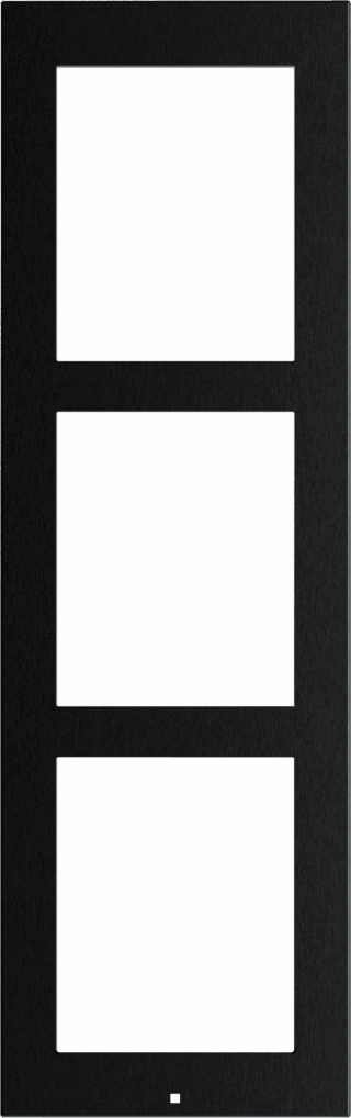 2N - 2N® IP Verso - Frame for surface installation, 3 modules - black