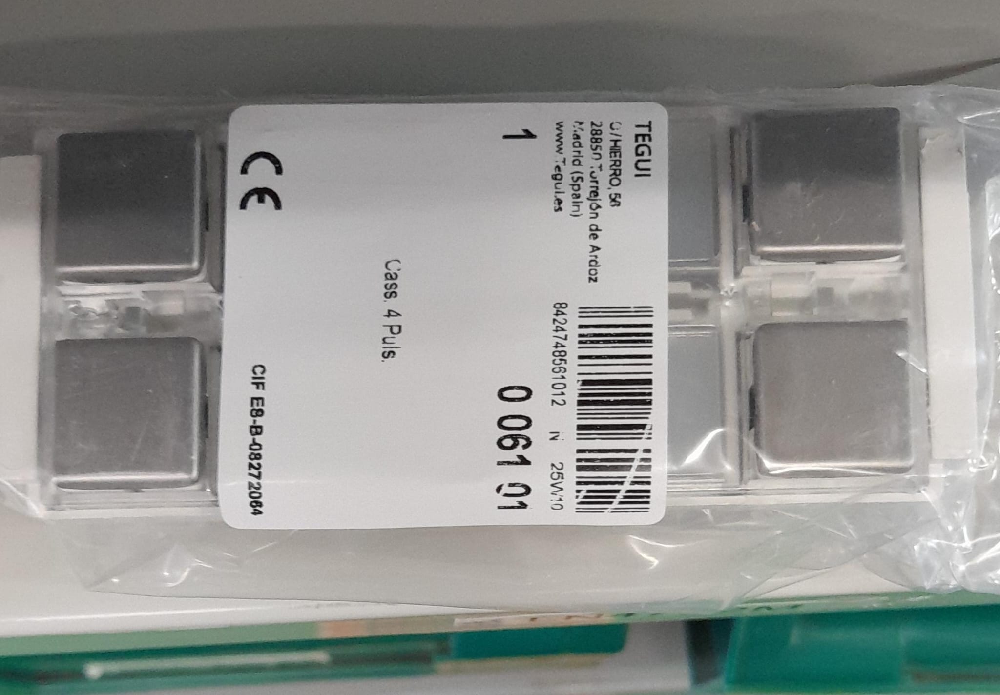 TEGUI - Casette 4 pulsadores