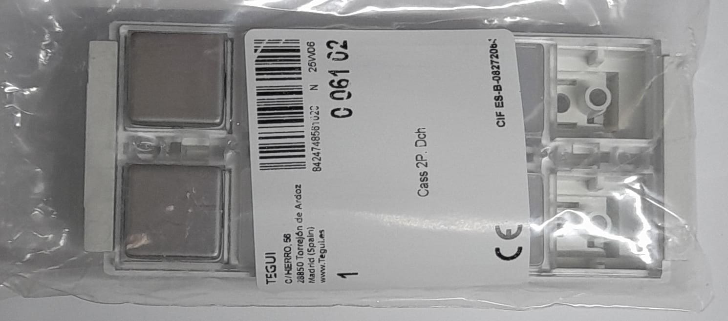 TEGUI - Casette 2 pulsadores derecho