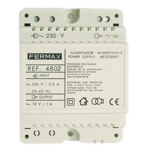 FERMAX - Alimentador DIN 4 12V AC/1A - Imagen 3