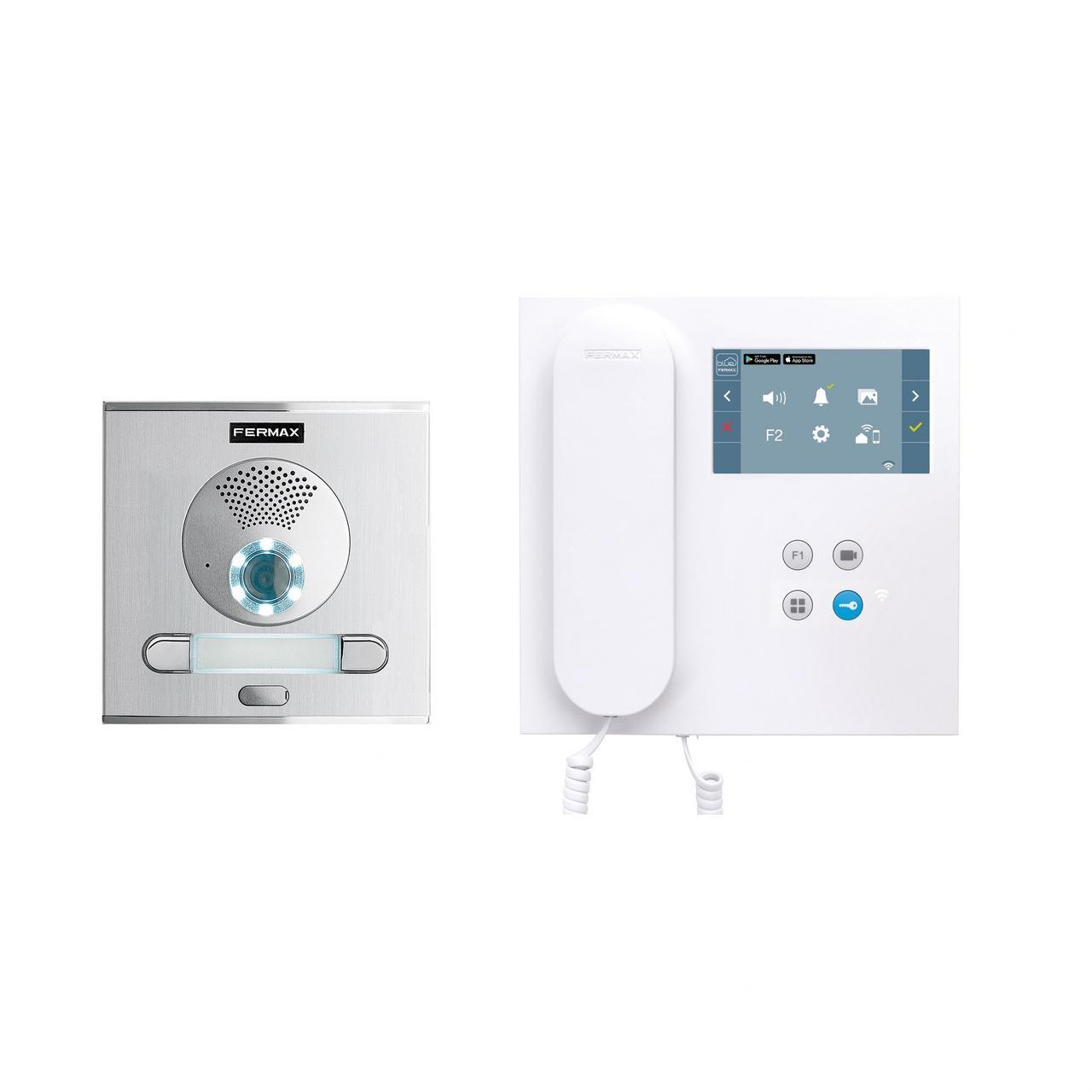 FERMAX - Kit video placa CITY y monitor VEO WIFI DUOX PLUS 2L con pantalla 4,3? en plástico ABS de alto impacto - Imagen 8