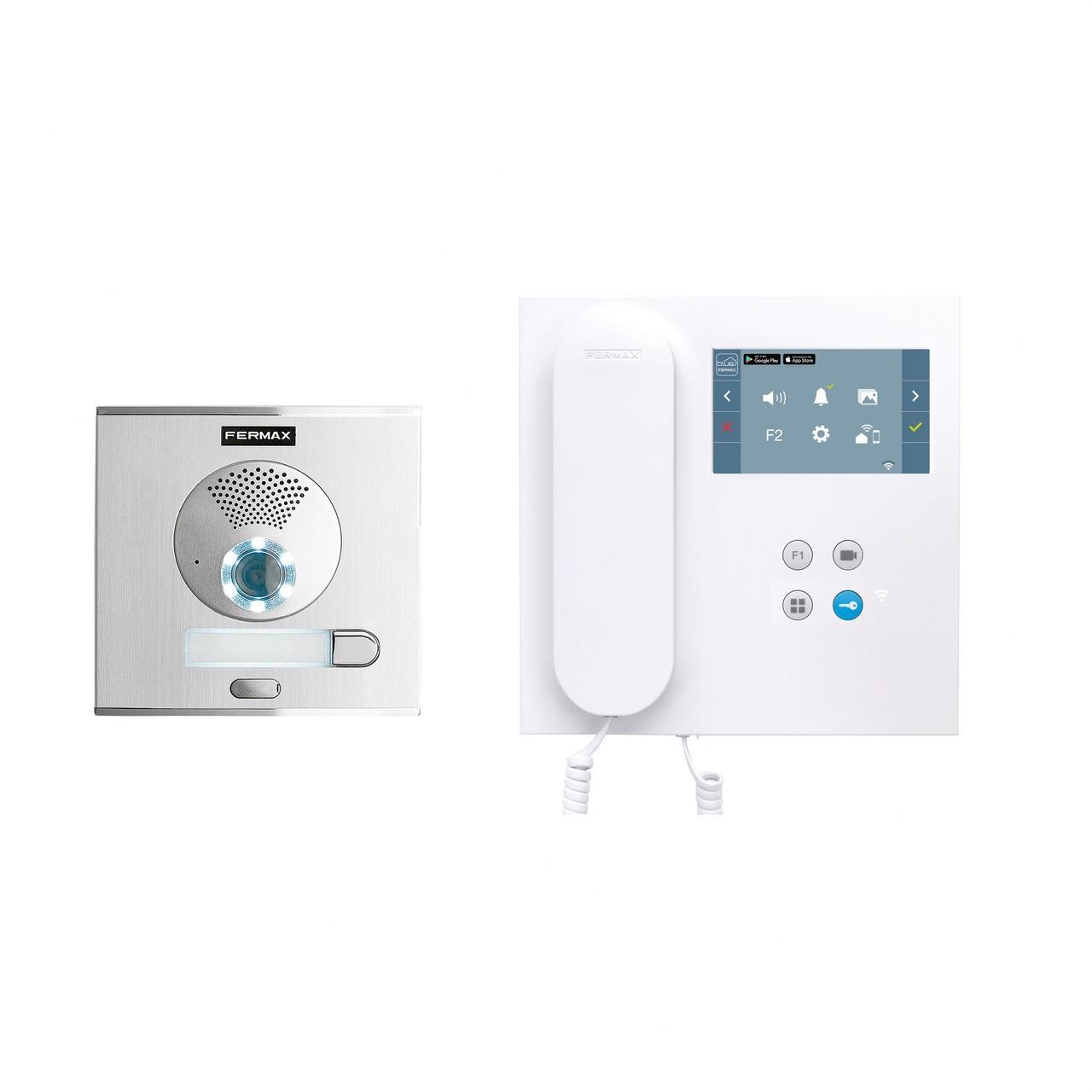 FERMAX - Kit video placa CITY y monitor VEO WIFI DUOX PLUS 1L con pantalla 4,3? en plástico ABS de alto impacto - Imagen 8