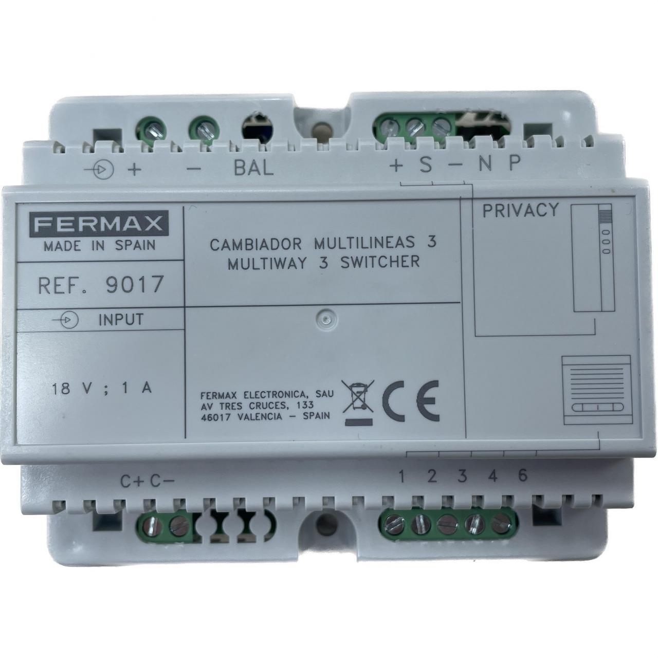 FERMAX - Cambiador multilineas BUS3 18VDC - Imagen 2