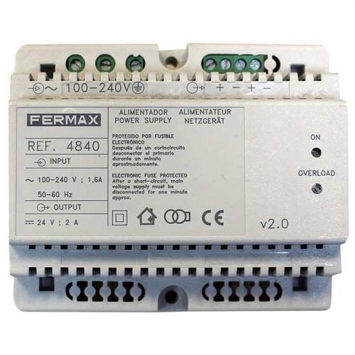 FERMAX - Alimentador DIN-6 100-240VAC/24VDC-2A - Imagen 3