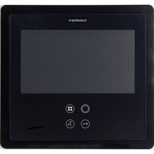 FERMAX - Marco decorativo SMILE empotrar 7" negro - Imagen 3