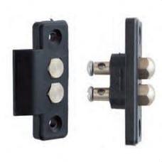 FERMAX - Contacto doble 2CN negro