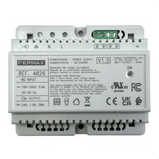 FERMAX - Alimentador + filtro DIN6 24VDC 1,5A