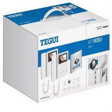 TEGUI - Kit video 2 viviendas 2 hilos, placa SFERA NEW HQ y dos monitores SERIE 8 - Imagen 6