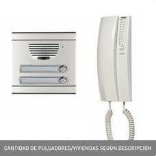 TEGUI - Kit portero A2 con placa y teléfono serie 7