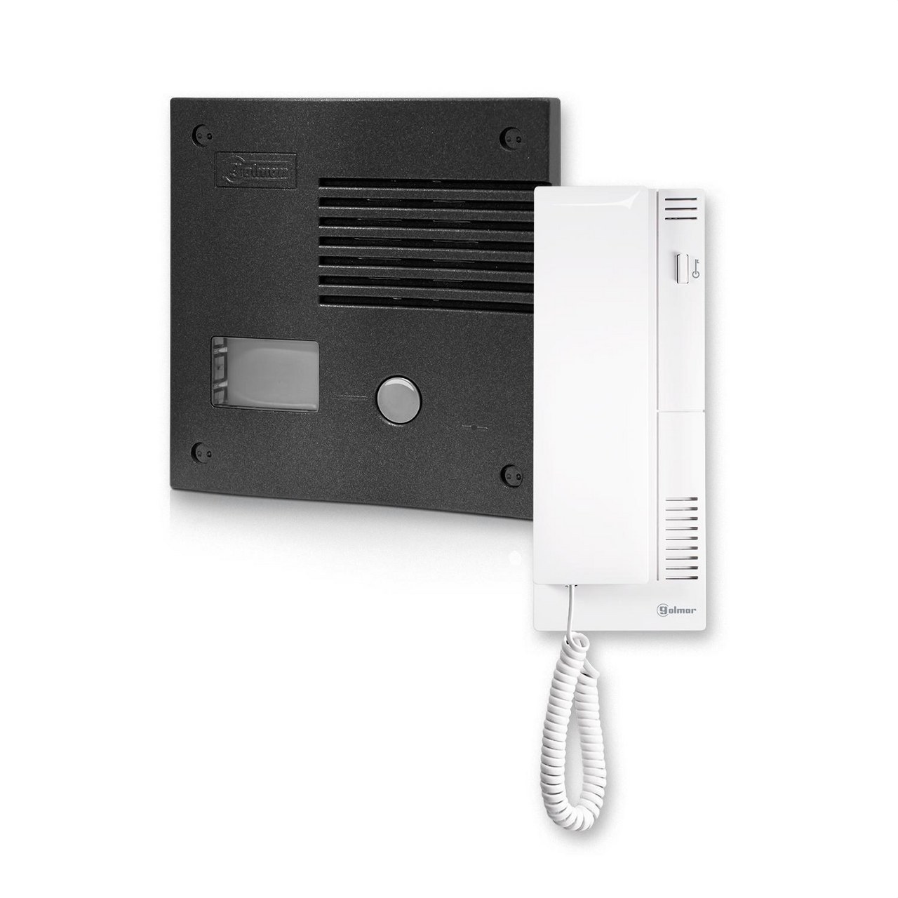 GOLMAR - Kit audio K-201 1 vivienda grafito - Imagen 2