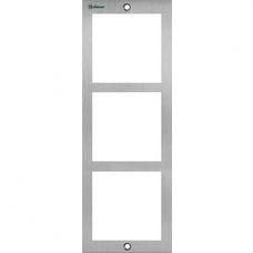 GOLMAR - Marco inox 3 módulos NX6003