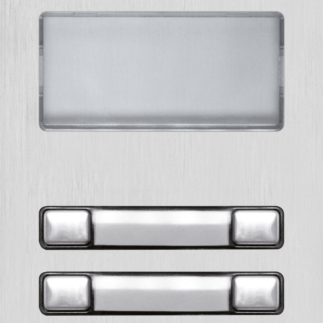 GOLMAR - Módulo pulsadores N3241/AL 2 pulsadores visor - Imagen 2