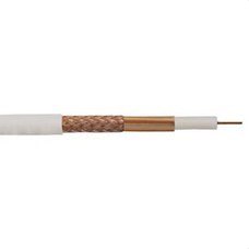 FTE-MAXIMAL - Cable coaxial 6,8mm vivo cobre 128 hilos PVC blanco