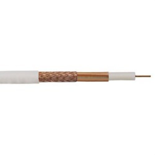 FTE-MAXIMAL - Cable coaxial 6,8mm vivo cobre 128 hilos PVC blanco - Imagen 2