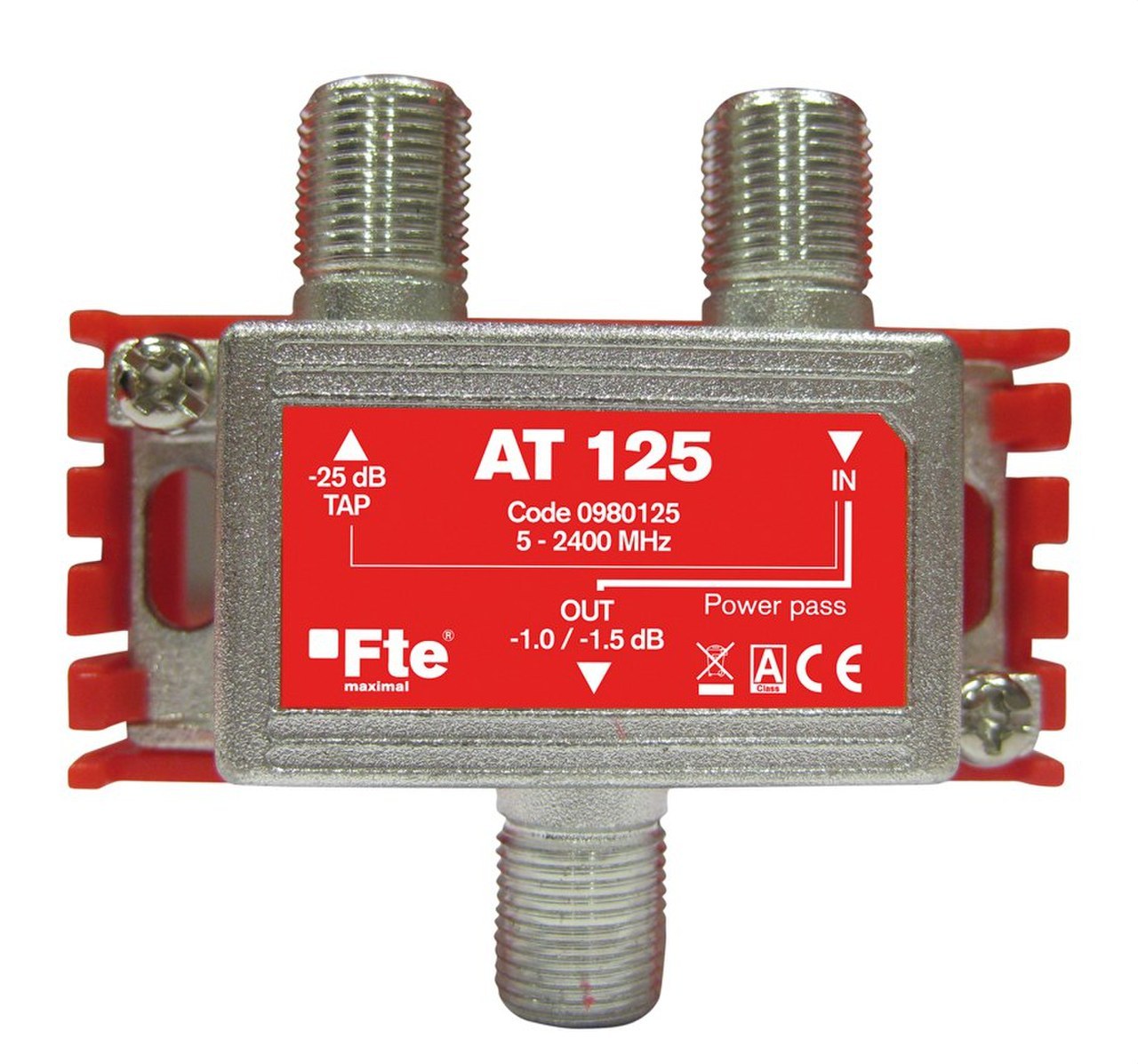 FTE-MAXIMAL - Derivador AT-125 conexión F 1 salida - Imagen 2