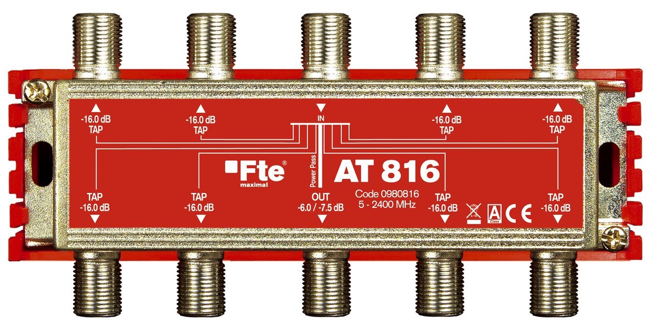 FTE-MAXIMAL - Derivador AT-816 conexión F 8 salida - Imagen 3