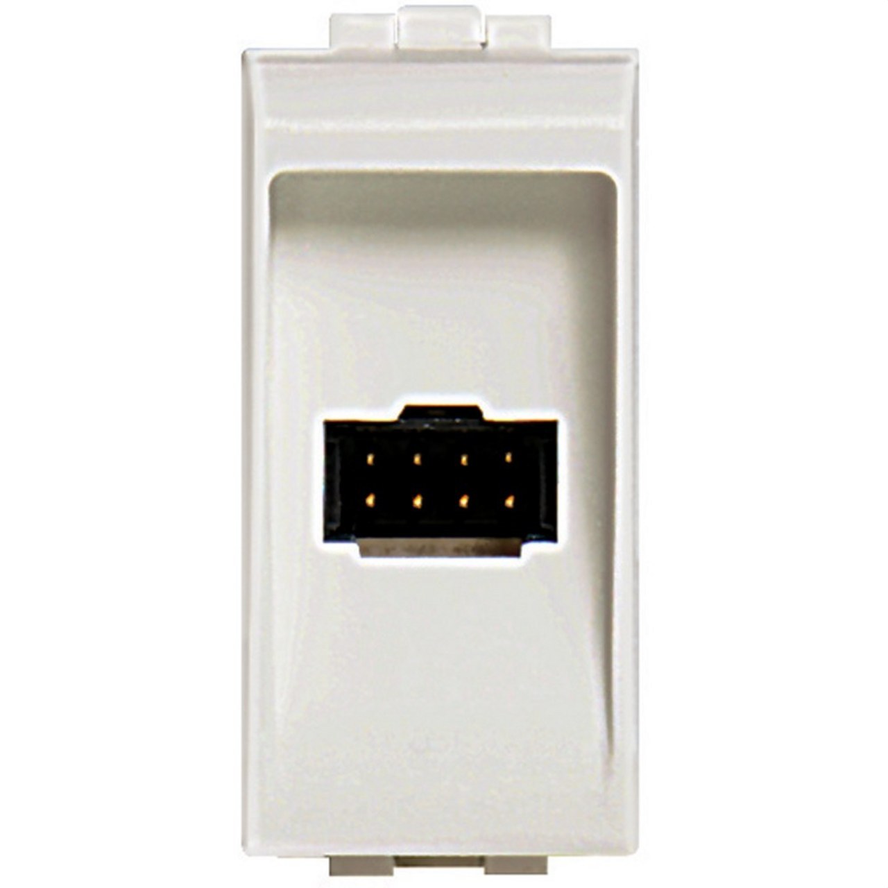 BTICINO - Toma 8 contactos LivingLight blanco - Imagen 2