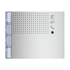 BTICINO - Placa frontal módulo audio acabado Allmetal