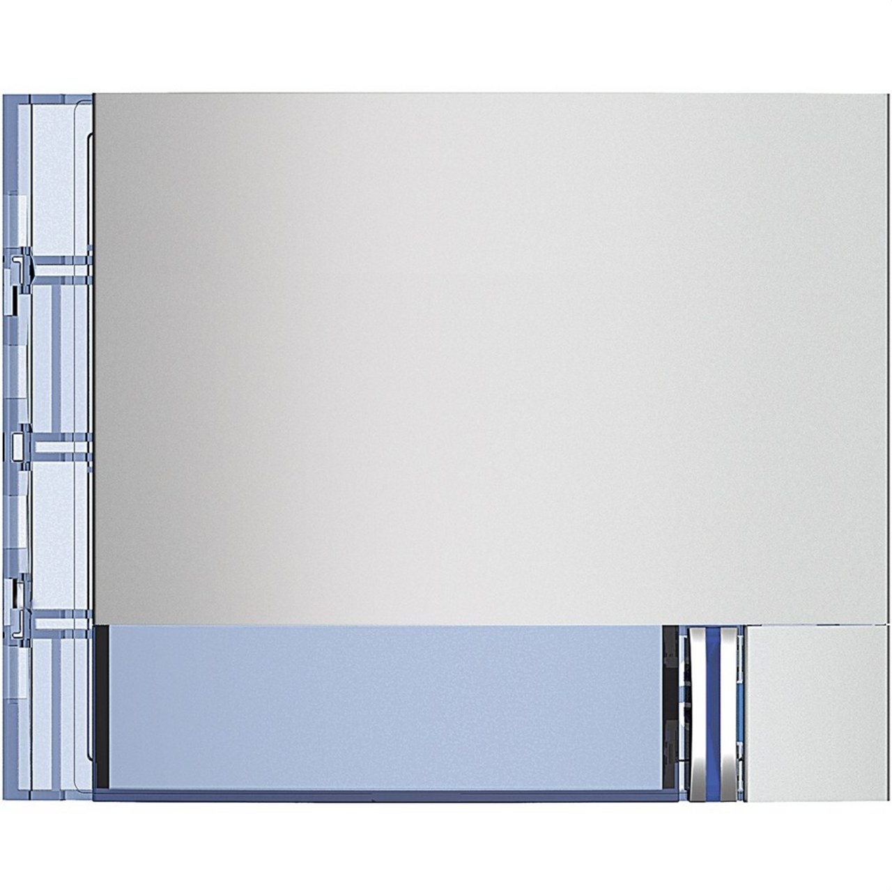 BTICINO - Módulo frontal 1 pulsador 1 columna acabado Allmetal - Imagen 2