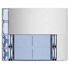 BTICINO - Módulo frontal pulsador 4 pulsadores 2 columnas acabado Allmetal