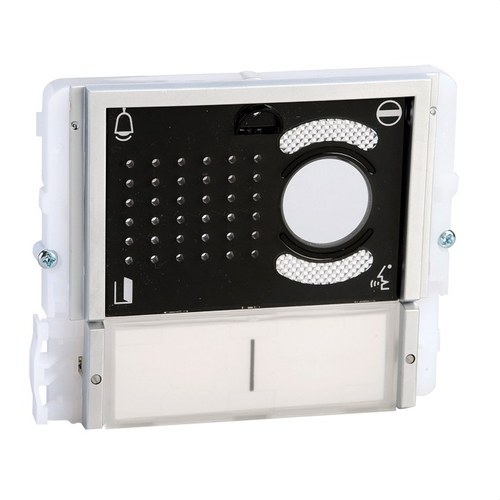 COMELIT - Módulo audio/vídeo 2 pulsadores serie IKALL tapa negro - Imagen 2