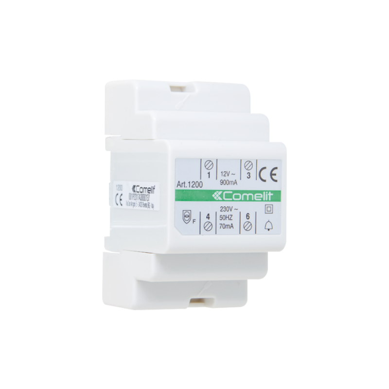 COMELIT - Transformador con primario 230V secundario 12VAC/15VA