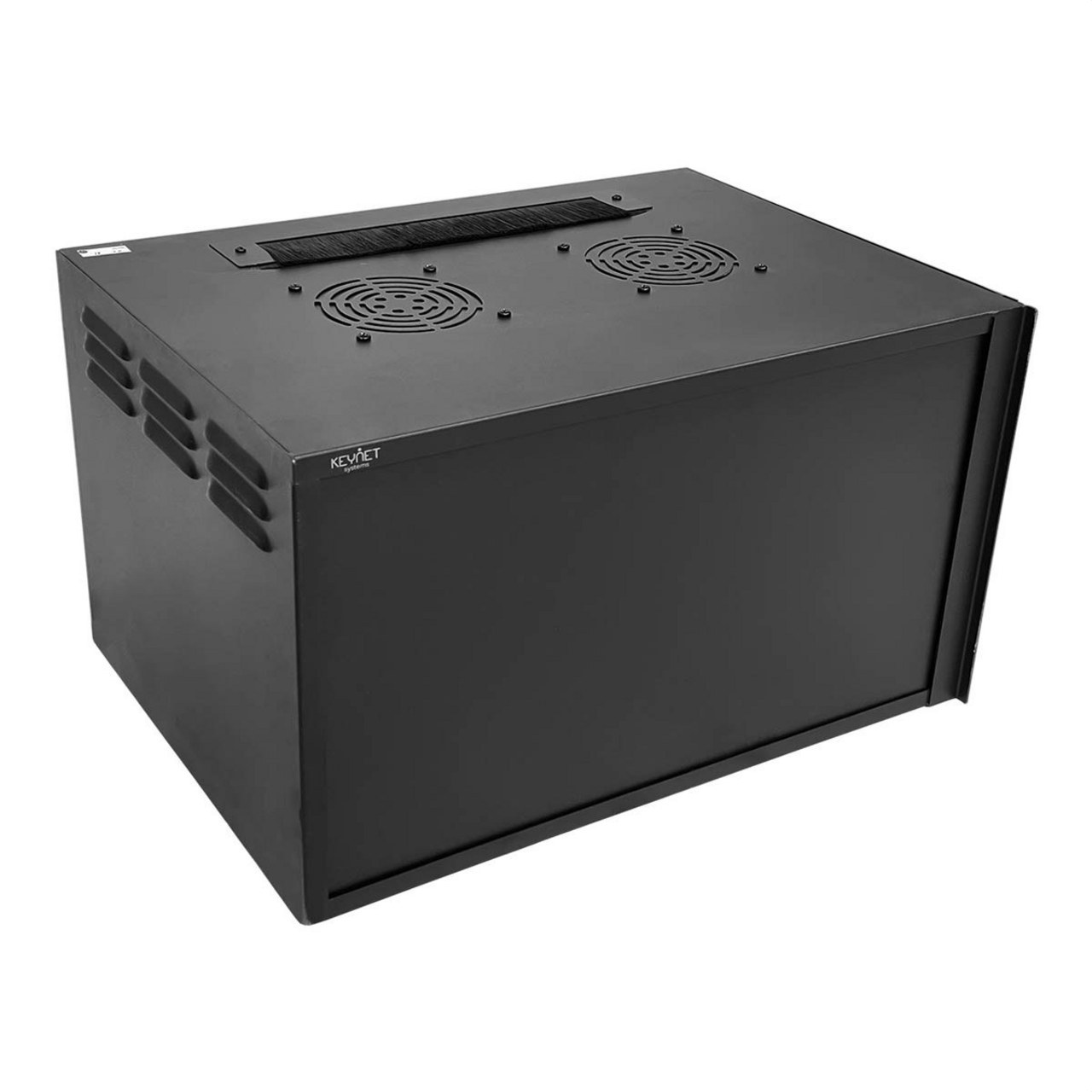 KEYNET SYSTEMS - Rack 19" cerradura seguridad 6Ux560x400mm puerta metálica - Imagen 2